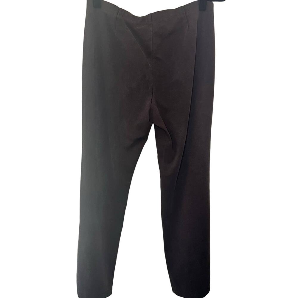 Eileen Fisher brown pull on Straight leg tencel lyocell blend pants Size Medium - Picture 3 of 8